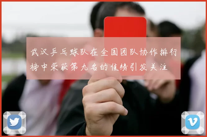 武汉乒乓球队在全国团队协作排行榜中荣获第九名的佳绩引发关注