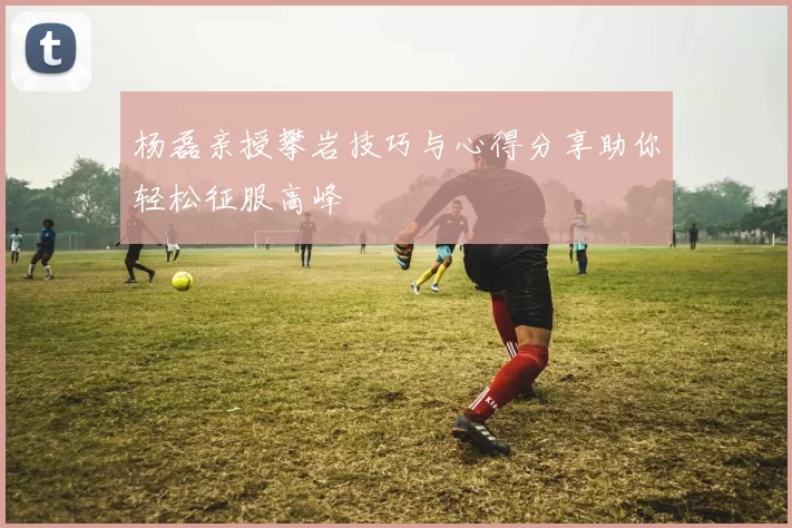 杨磊亲授攀岩技巧与心得分享助你轻松征服高峰