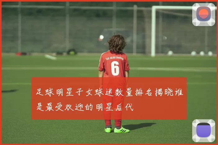足球明星子女球迷数量排名揭晓谁是最受欢迎的明星后代